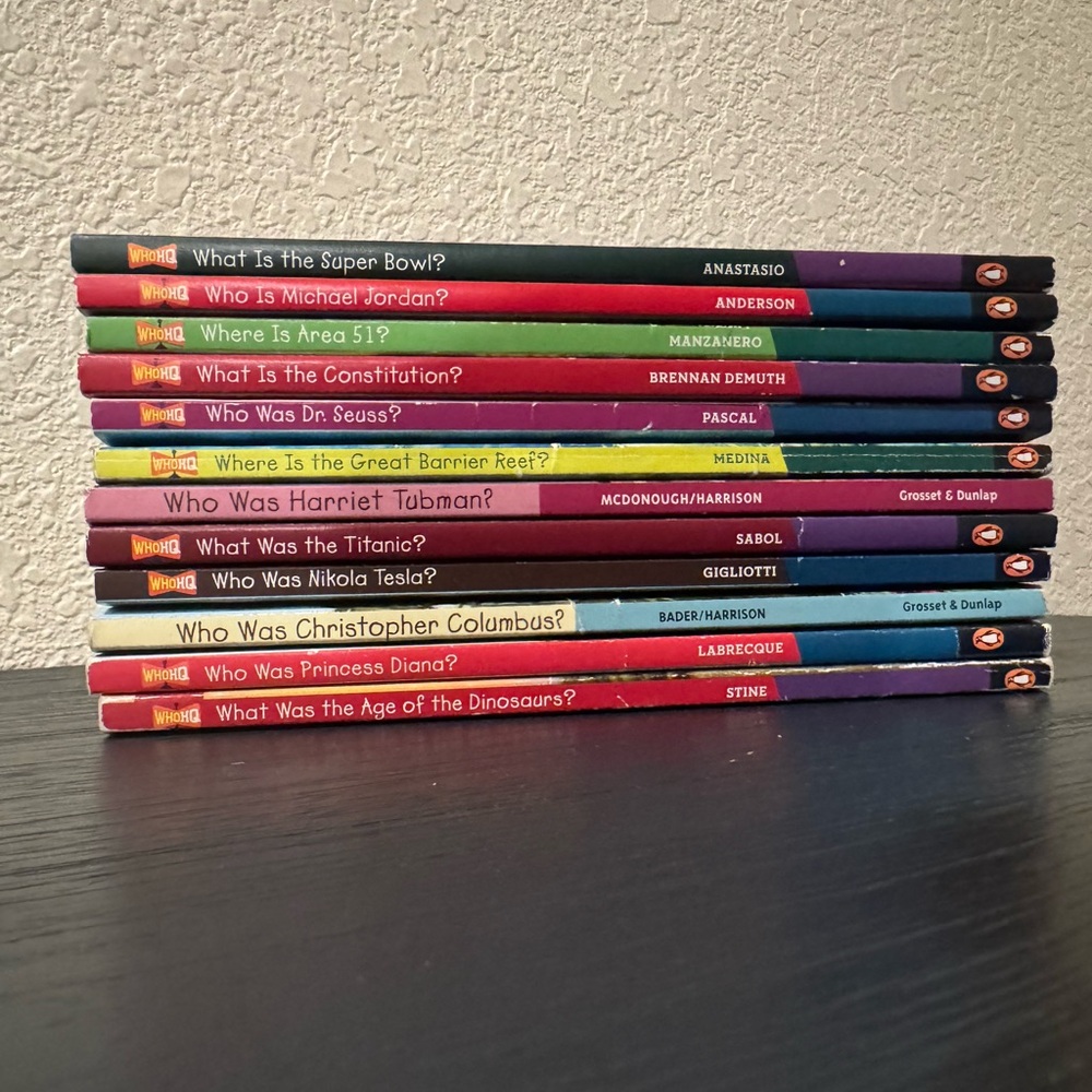 Scholastic books. Who Was? Who is? Where is? What is? What was? Set of 12 - Picture 2 of 6
